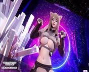Mmd (G)I-Dle - Tomboy – Hot Kpop Dance, Ahri, Akali, Evelynn, Kaisa, League Of Legends Kda from sweetest lemon patreon sexy lingerie try on
