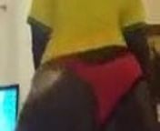 Jamaican fat arse twerking from jamaican big booty twerking