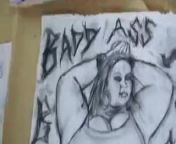 ART of Badd Ass Brunette from view full screen badd angel nude