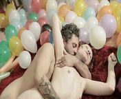 two couples, different kinks from balloon fetish