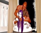 The Rock and girl trying on a wedding dress with her boyfriend 2 - Hentai Uncensored V326 from the rock and girl trying on a wedding dress with her boyfriend