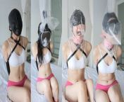 Xiaomeng Having Fun with Her Swimming Gears from karina rubber swim cap breathplay