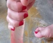Mistress Kissing Hot Dildo with feet!Excited sexy Indian masturbates. from tamil wife with feet in