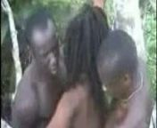 African Amateurs Threesome Outdoor from jpunk