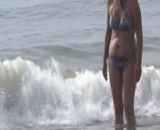 MY WIFE ON THE BEACH (PART 1) FUCKING, CUMSHOTS, MASTURBATION from my wifemom sex