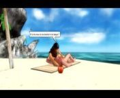 3D Sex : Carine at the beach from 3d sex beach whore