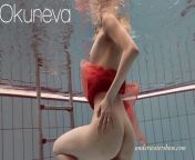 Sexy blonde swimming mermaid Katya from katya santos naked photo