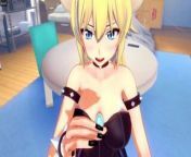 POV Bowsette Gives You A Min To Cum from futa bowsette taker pov