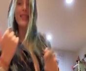 Bella Thorne dancing at home in open shirt. from disney princess nude boobs
