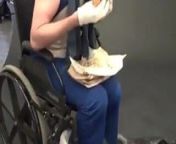 extreme fetish - sonic in a wheelchair eating a chili from cosplay female sonic