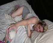 Stepdaughter had a bad dream and now needs stepdaddy's cock from family breast