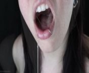 Your Uvula & Spit Fetish - HD TRAILER from kennedy rose uvula