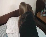 Daughter stuck in the bed and I decided to fuck her from desidad sex daughter