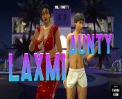 Part 1 - Desi Satin Silk Saree Aunty Lakshmi got seduced by a young boy - Wicked Whims (Hindi Version) from dr lakshmi nair saree