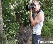 Gorgeous blonde Kristal Summers pussy fingered outdoors from filipino porn star kriscel