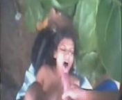 Black Latin Girl vs Big White Dick in Jungle from adivasi jungli sexse girl vs xxx 3gp
