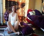 Open your chest and spine before bed yoga. Join my faphouse fanclub for more yoga, nude yoga, behind the scenes & more from desi nude yoga in open
