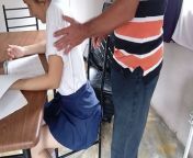 I am unfaithful and perverted, the teacher rubs his cock on my shoulder and I give him his good blowjob swallowing milk. from nepali girl sucking dick