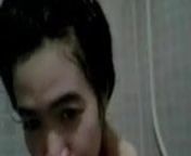 Naugth friend thai Kwang in shower for me from naugth