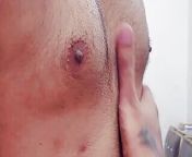 Pinching nipples , sucking bottle, moaning like a slave without clothes from indian bodybuilder gay sexww