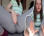 18yo TEEN SQUIRTING in my Leggins!!! from candydoll tv cameltoe