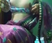 Indian Gay Crossdresser in Pink Saree Pressing and Milking His Boobs so Hard and Enjoying the Hardcore Sex from shemale saree me actress