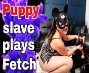 Femdom Leather Bitchsuit Bondage Puppy Play Fetch Buttplug Real Amateur Couple Homemade Milf Stepmom from poppy playtime catnap