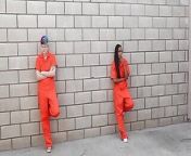 Prison girls in fight conflict get arresting for sex by lesbian guards from arrest girl