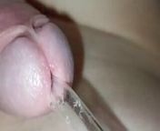 young inserts a tube into the urethra of a small dick from kpk boys sex tube