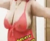 Kanchan Aunty In Orange Sexy Transparent Dress from kanchan arora hot live