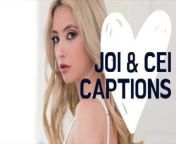 JOI & CEI Captions Cum Challenge from indian cum challenge for men and women