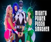 The Mighty Power Pussy Smashers Are Here To Bring Justice To The World In The Sexiest Way Possible from pink ranger