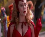 Elizabeth Olsen as Scarlet Witch from scarlet witch cum tribute