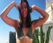 Nuria Marin Dancing on bikini too sexy from marin xxx dance video