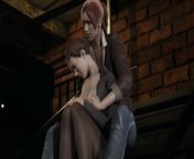 Resident Evil Lesbian Relationship Claire Redfield & Moira Burton from evil lesbian video
