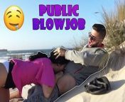PUBLIC BLOWJOB ON THE BEACH OF PORTUGAL from antonio mallorca showing no mercy to a gold digger