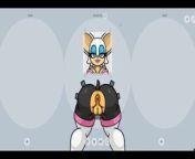 Fapwall Weird Hentai game Rouge the bat assfucked by 3 dick from amy rose rouge the bat pov
