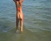 18 Year Old Jewel In See-Thru G-String Bikini! from wet see thru desi