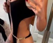 BellyChain Waist Chain Tattoo Ink Tease from desi wife with waist chain gets sensually fucked from behind by her hubby