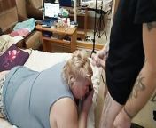 Stepmom ignores my wank and I cum on her head from bbw mom ignore her son call to ride dick