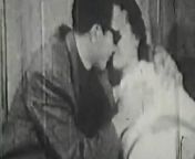 Mustached Boy Fucks Young Cutie's Pussy (1950s Vintage) from vintage porn 1950s shaved pussy voyeur fuck