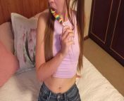 Cute Little Lexi gets a little naughty on vacation from cute little amateur teen gets a real orgasm
