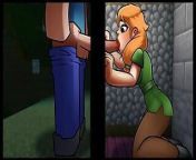 HornyCraft Minecraft Parody Hentai game Ep.36 creeper girl is having a huge shaking orgasm as I creampie her from steve i39m stuck jenny minecraft sex