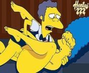 The Simpsons - Homer Catches Marge Cheating on Him with Moe from cartoon july and gwen sexy photos without dress and without inner wears xxx in