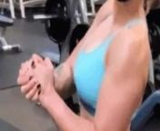 WWE - Rhea Ripley posing in gym from rhea montemayor nude