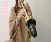 Irish girl fucks Trumpet from when trumpets fade