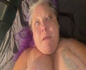 BBW Grandma with big tits in Hardcore Double Penetration from bbw anal oil