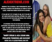 Marry Dream & Aiza, lesbian anal prolapse fingering & sucking from aiza khan fake xx