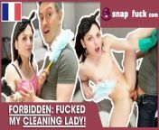 CHEATING WITH CLEANING LADY (French Porn)! Snap-Fuck.com from my porn snap teen jgm