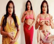 Horny Indian Arya Masturabating her self. from big natural boobs arya bhabhi